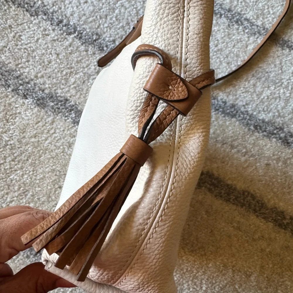 Coach Ivory and Tan Crossbody Bag - Picture 8 of 15